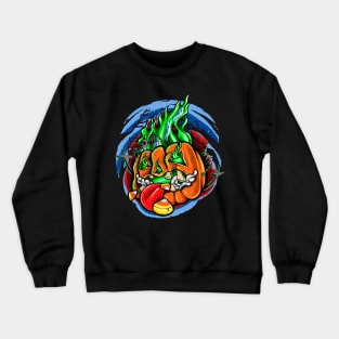 Evil Pumpkin Crewneck Sweatshirt